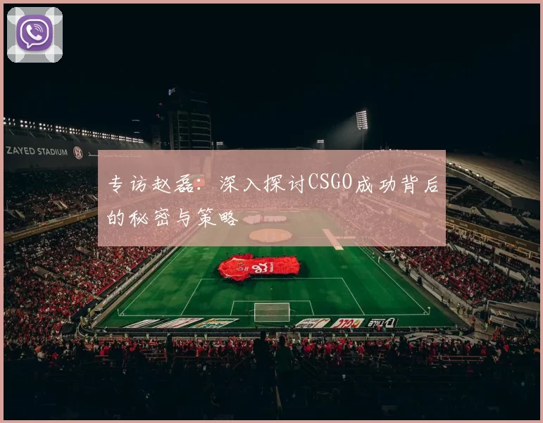 专访赵磊：深入探讨CSGO成功背后的秘密与策略