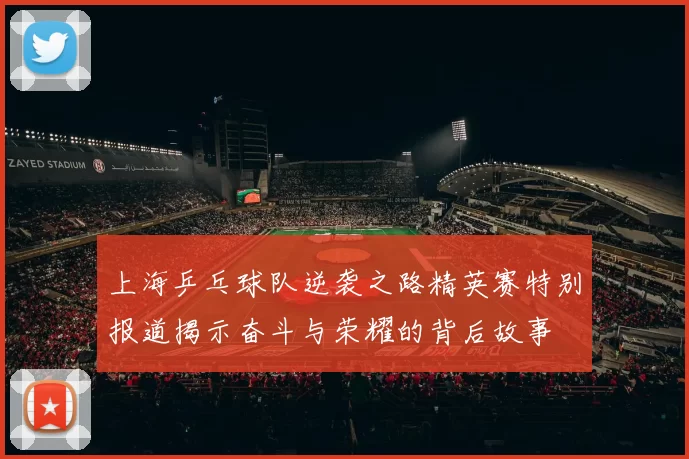 上海乒乓球队逆袭之路精英赛特别报道揭示奋斗与荣耀的背后故事